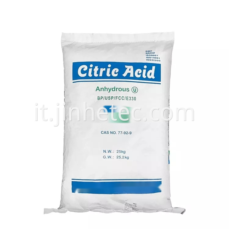 Food Grade Citric Acid Monohydrate 99.5% For Jam